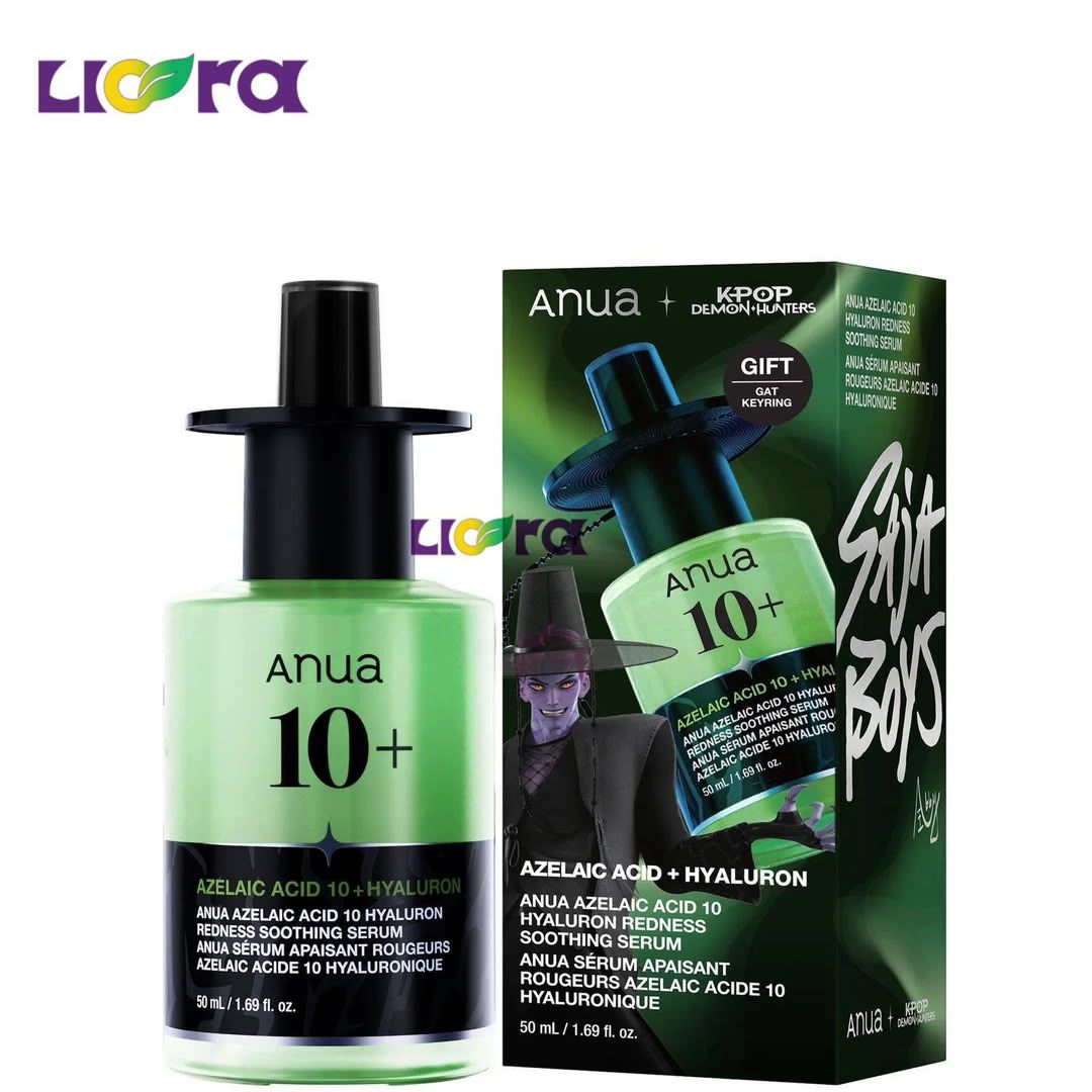 سرم آزلائیک اسید 10% و هیالورون آنوا ۵۰ میل از کالکشن K-pop